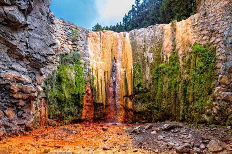Cascada de los Colores auf La Palma