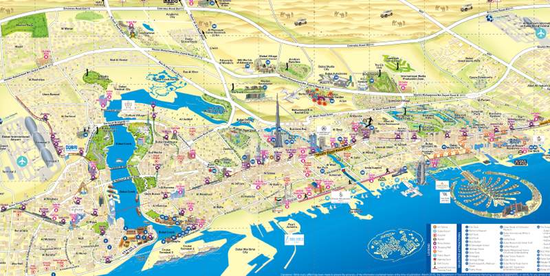 dubai altstadt karte Dubai auf eigene Faust | Seereiseplanung