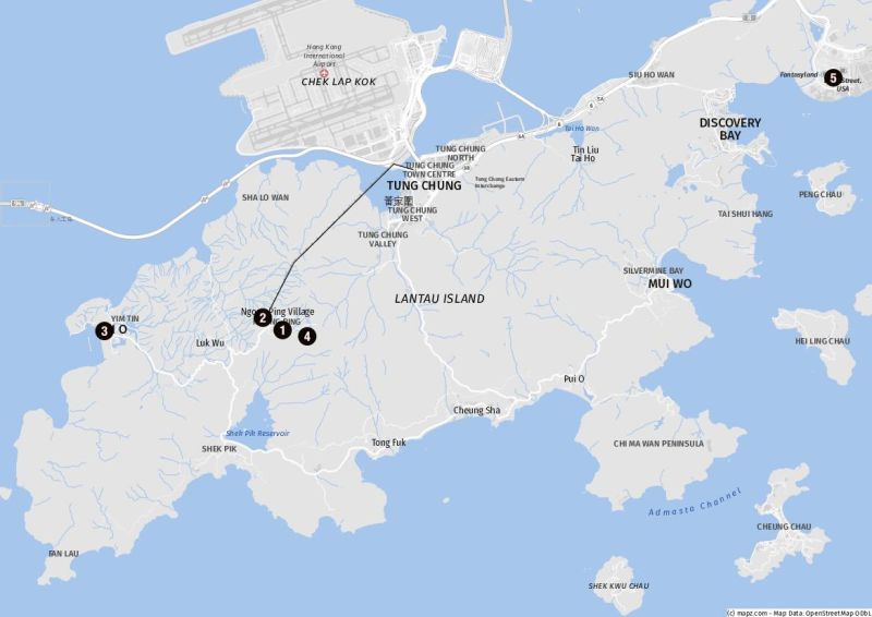 Landausflugsziele auf Lantau Island (Hongkong)