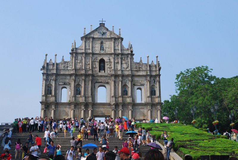 Ruinen der St. Paul's Kirche in Macau